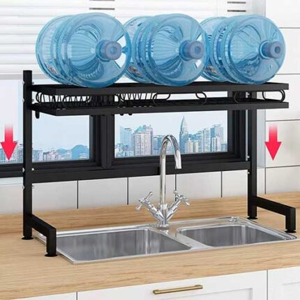 🌟Escurreplatos y Organizador de 85cm. 🍽️, en acero inoxidable. 💖 - Imagen 3